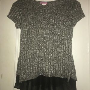 Dark grey shirt with mesh. In great condition!